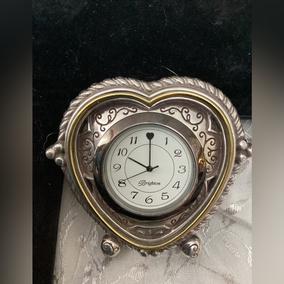 Brighton Other Brighton Heart Shaped Tabletop Self Standing Silver